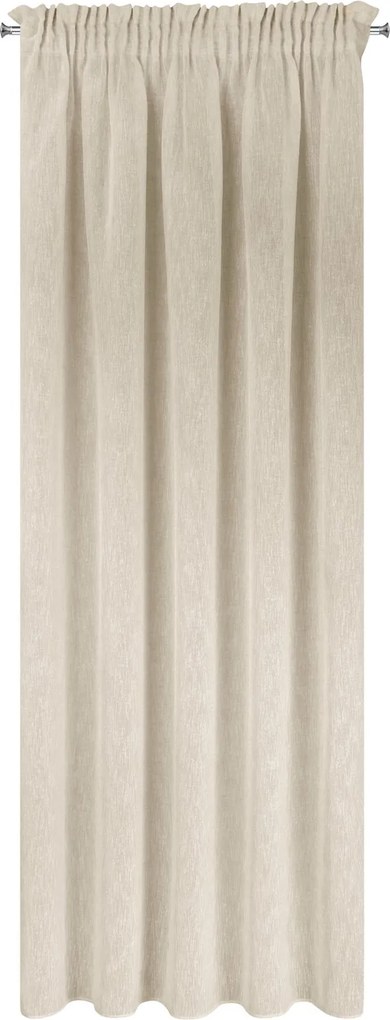 ZÁVES NA PÁSKE ANGELICA 140X270 CM BÉŽOVÁ