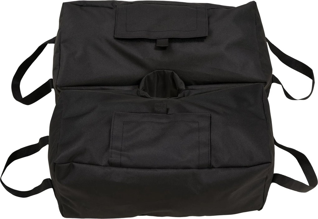 Stojan na slnečný slnečník Outsunny - 2 x naplniteľné vrecia (50 kg) s lopatkou, polyester + plast, 50 x 25 x 18 cm | Aosom