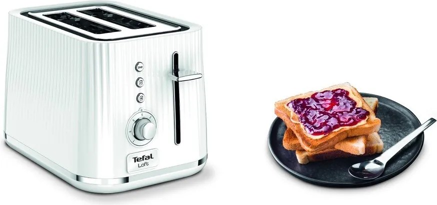 Biely hriankovač Loft TT761138 – Tefal