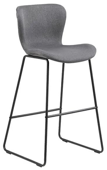 Batilda barová stolička tmavo sivá
