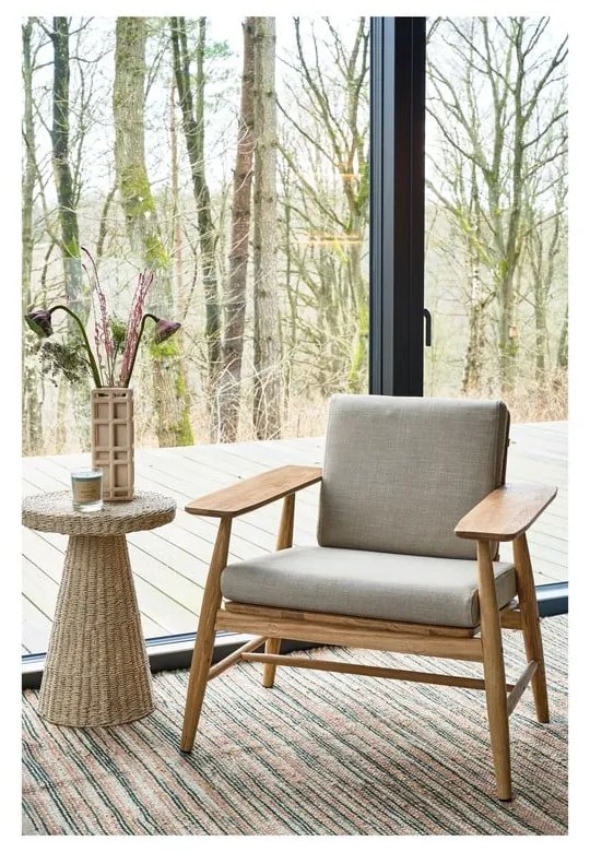 Okrúhly odkladací stolík ø 40 cm Varel – Villa Collection