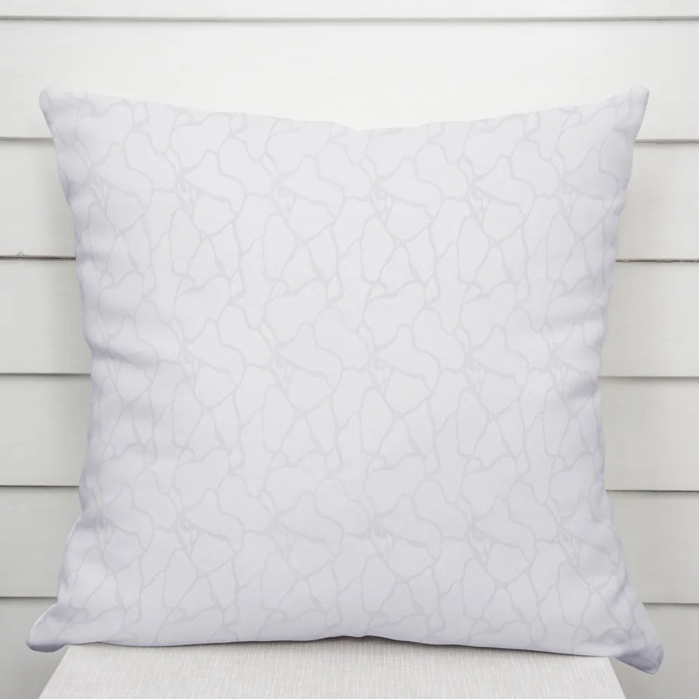 Biante Dekoračná obliečka na vankúš Monako PM-123 Mramor biely 60 x 60 cm