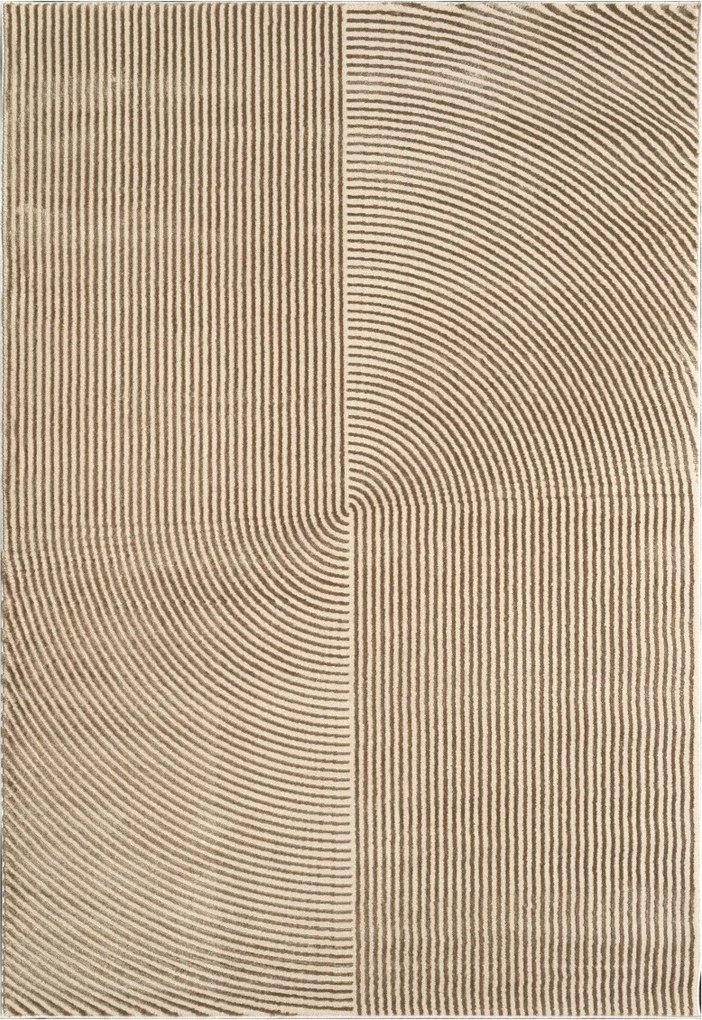 Angel Carpet, Kusový koberec Zafiro 19 Gold, 60x110, žltá, kancelária