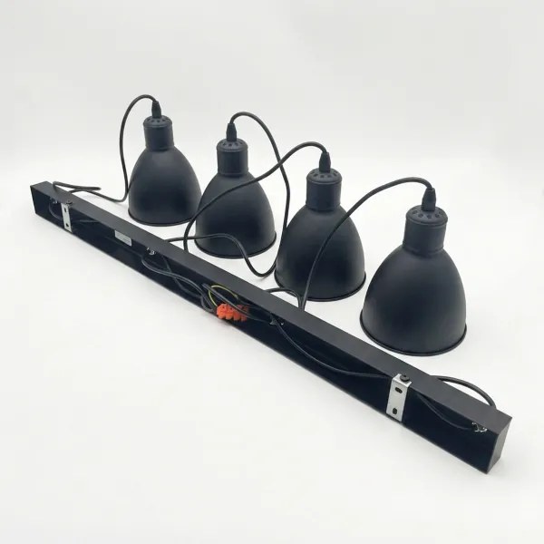 BRILAGI - LED luster na lanku RIDDY 4xE27/60W/230V čierny