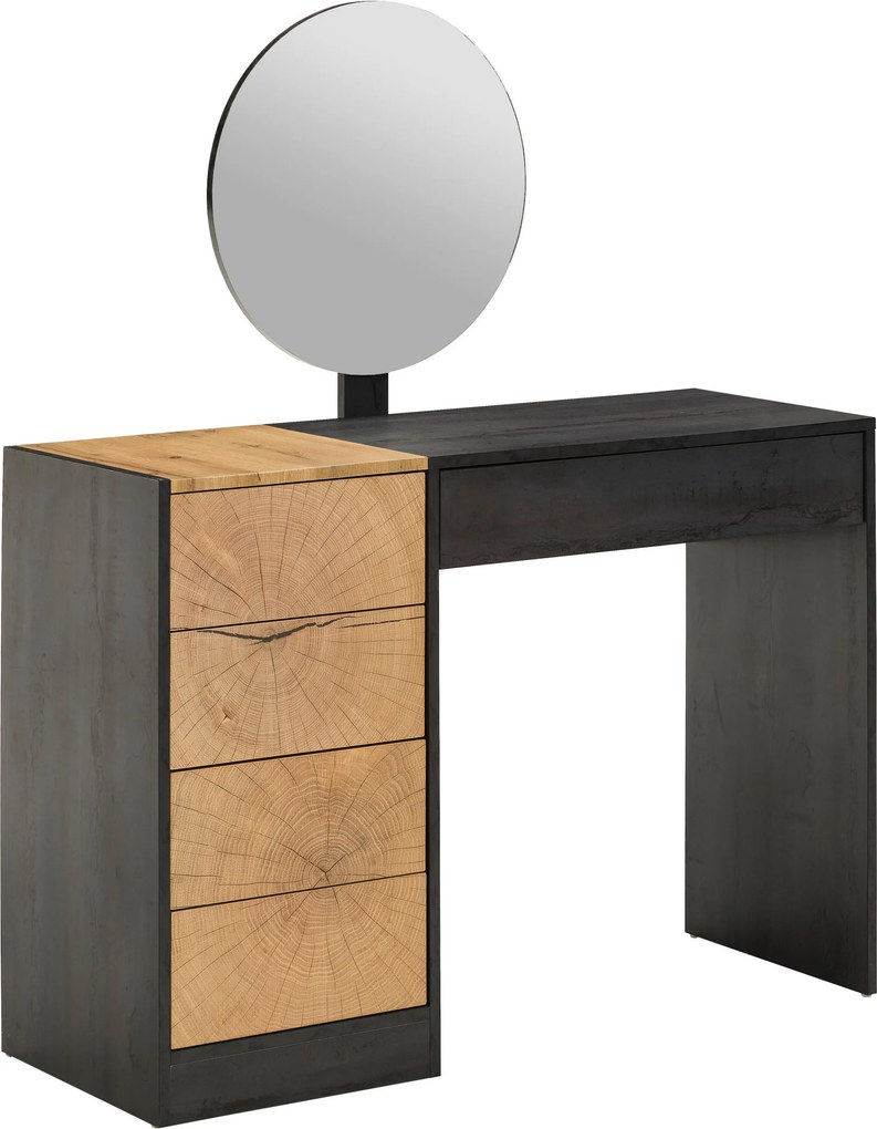 XXXLutz TOALETNÝ STOLÍK, sivá, farba duba, 132/110/40 cm Carryhome - Toaletné stolíky - 002798002005