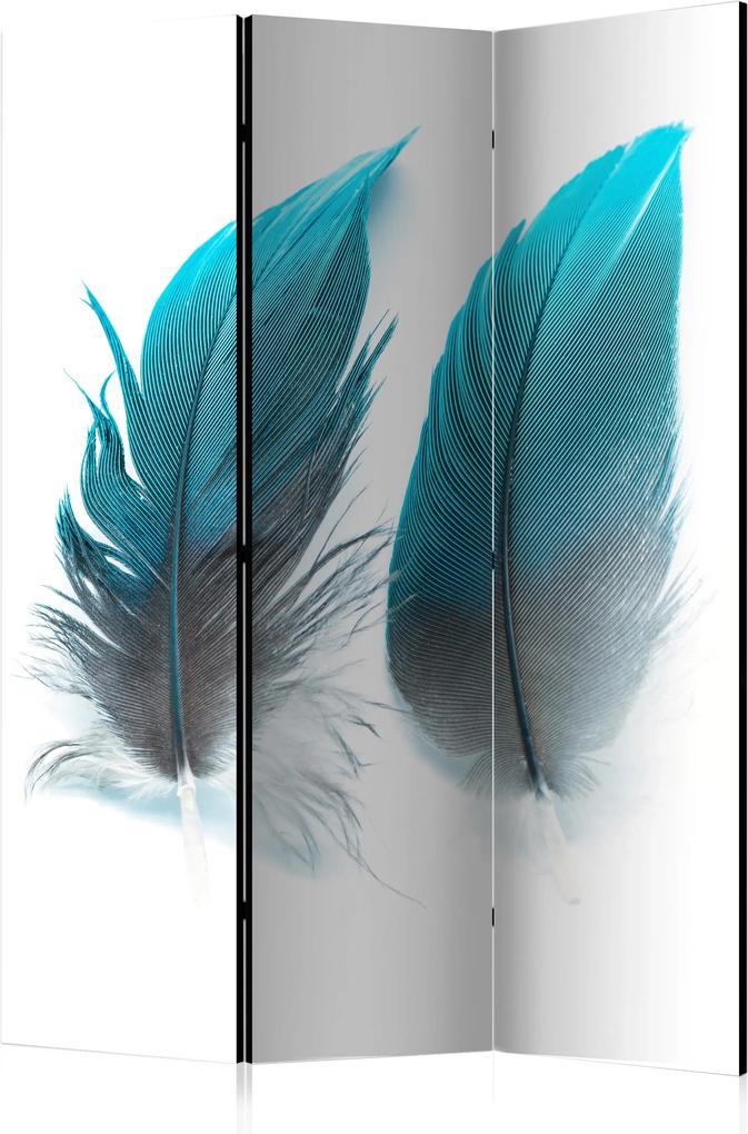 Paraván - Blue Feathers [Room Dividers] 135x172 7-10 dní