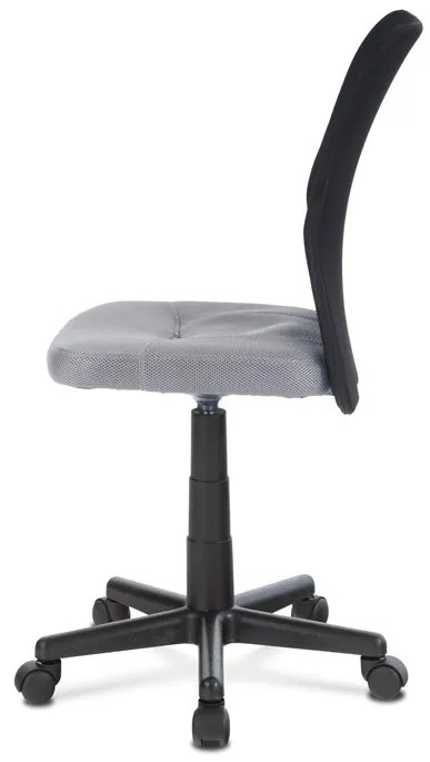 Autronic BONTEC Detská stolička, výškovo nastaviteľná, šedá sieťovina, KA-2325 GREY Farba: Fialová