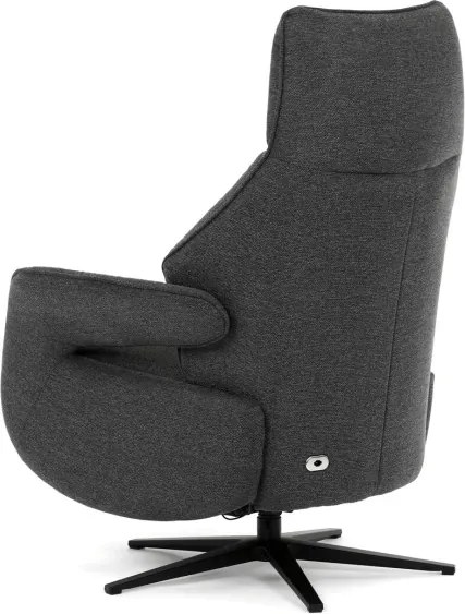 Polohovacie kreslo sivé, elektrické TV-B3973 GREY2