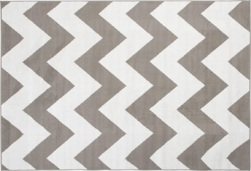 TA Koberec C437A SVETLO SIVÁ/BIELA BALI PP Rozmer: 180x250 cm