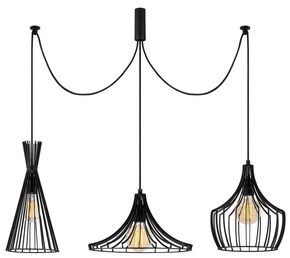 Luster na lanku MEZOPOTAMYA 3xE27/40W/230V pavúk