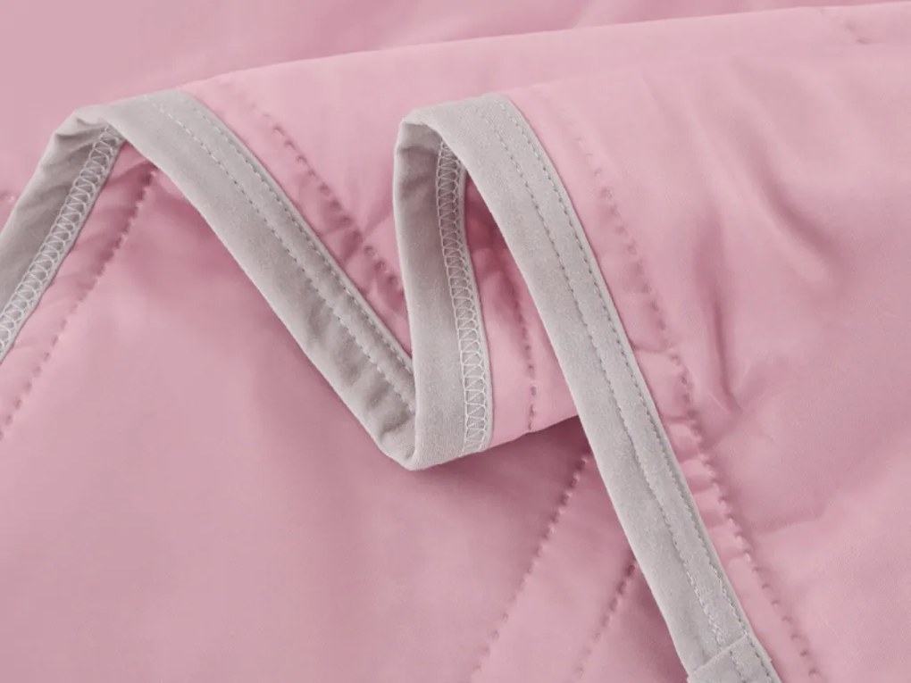 Chladiaca letná prikrývka CELIA, ružová Rozmer: 200 x 220 cm