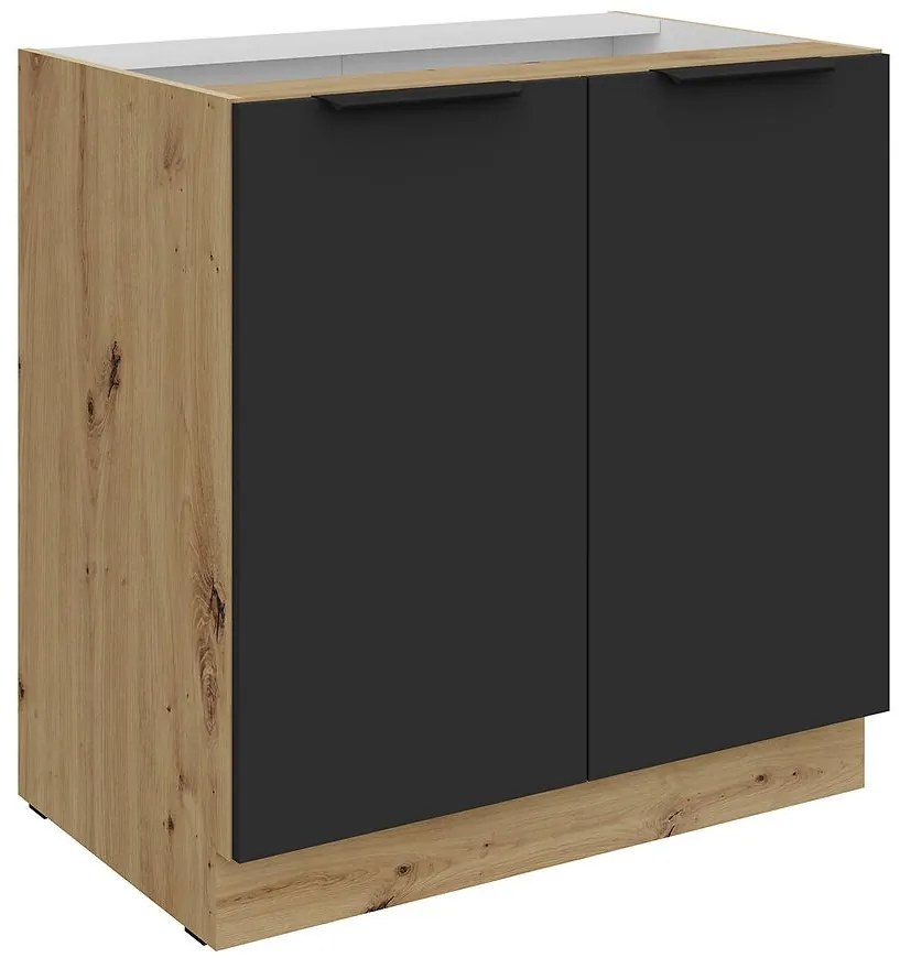 Kuchynská skrinka Aria-Bl/Ar Anti Fingerprint 80d 2f Bb