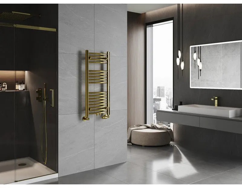 Mexen Ares, vykurovacie teleso 900x400 mm, 246 W, zlatá lesklá, W102-0900-400-00-50