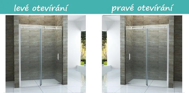 Sprchové dvere MAXMAX Rea NIXON 140 cm