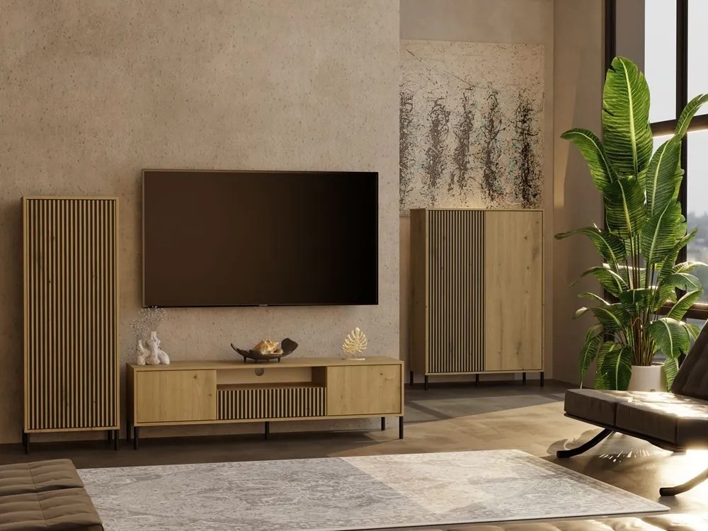 TV stolek KAMARO 164 cm dub artisan