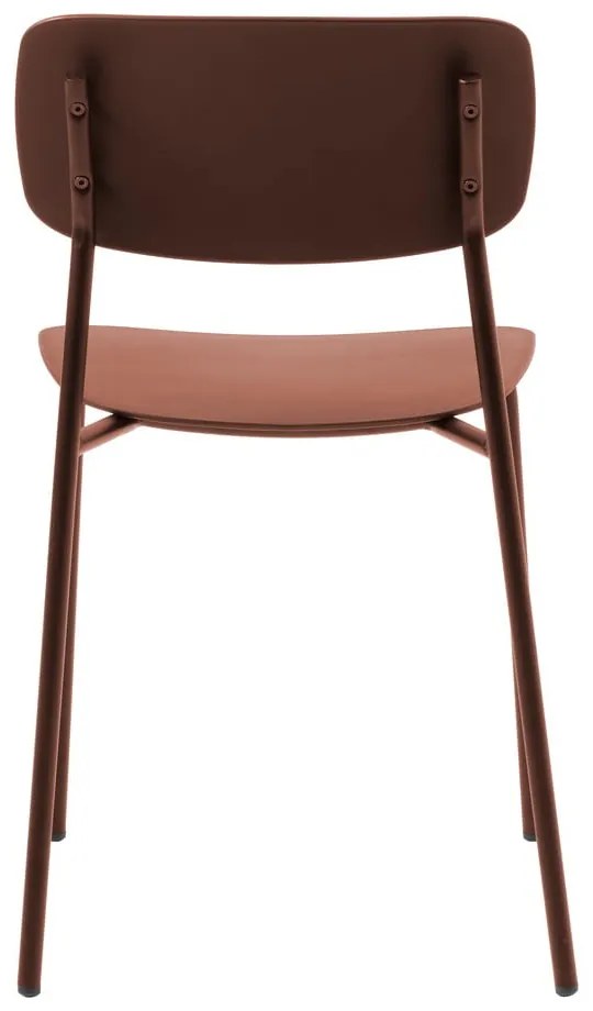 Jedálenské stoličky v súprave v terakotovej farbe 2 ks Kirkland – Unique Furniture