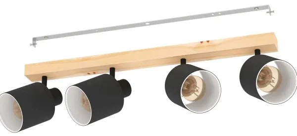 Eglo 99492 - Bodové svietidlo BATALLAS 4xE27/10W/230V