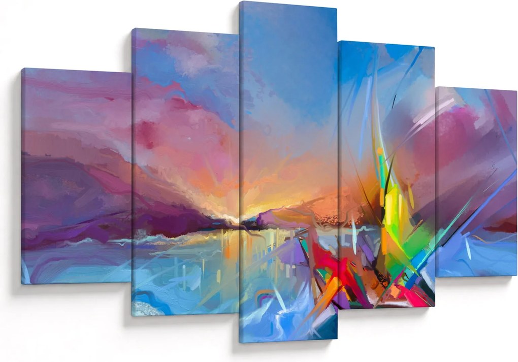 Obraz - Západ slnka (150x105 cm)