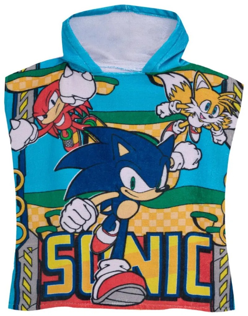 Detské bavlnené pončo Sonic 55x110cm Faro Tiahome