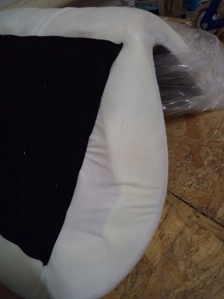 AKCIA Sivo-biele kancelárske kreslo AVOLA VELVET II. akosť