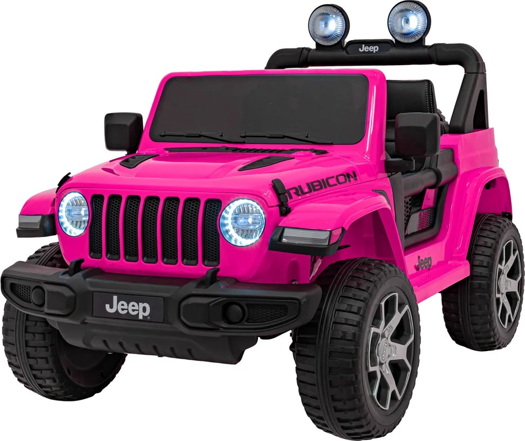 Ramiz Auto Jeep Wrangler Rubicon ružové