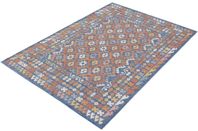 Obojstranný koberec Echo Aztec Navy