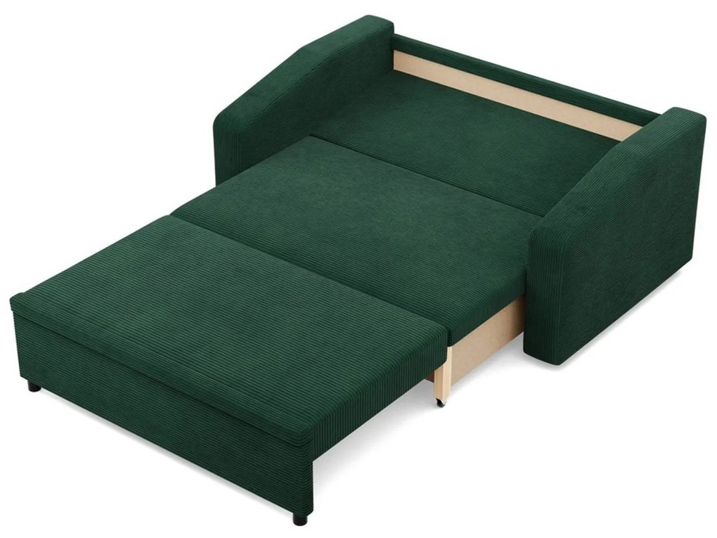 Rozkladacia pohovka NEO - skosený bok - Poso Zelená