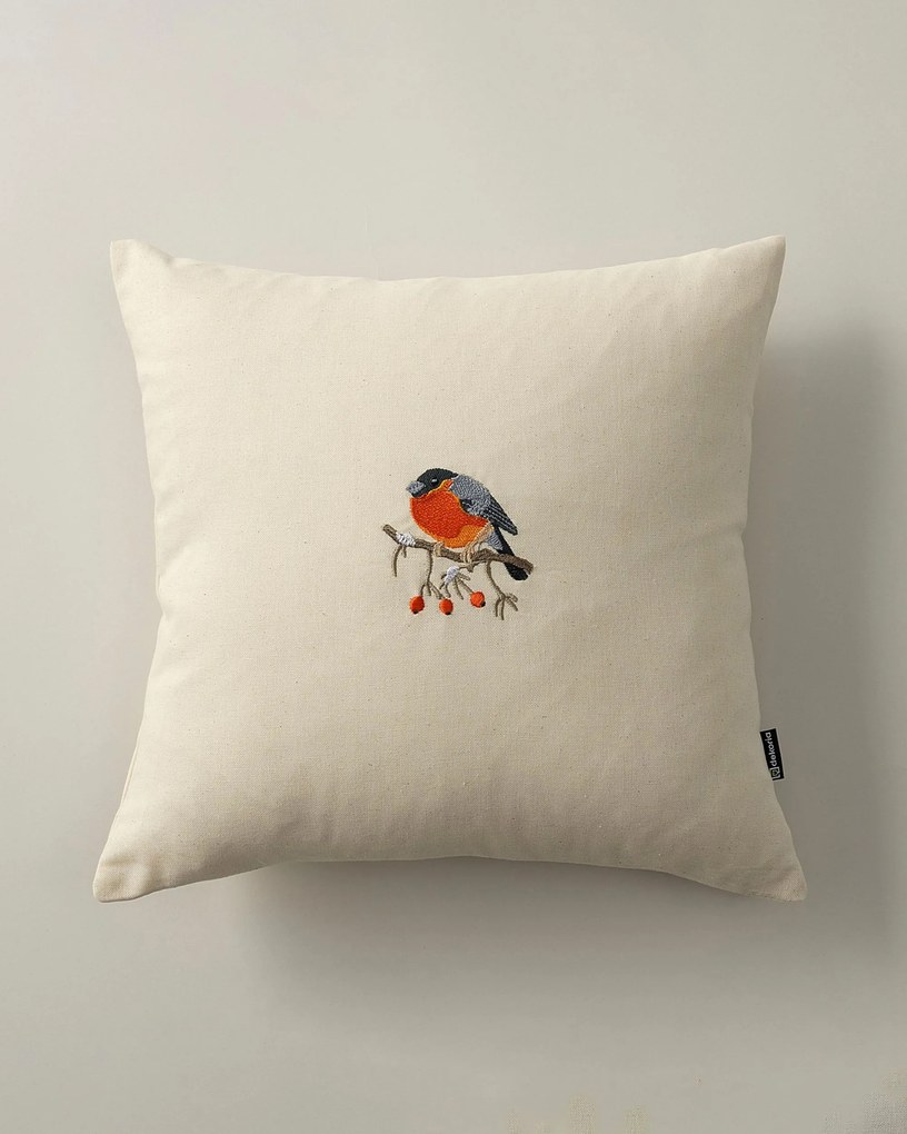 Obliečka na vankúš Robin on Branch 43x43 cm