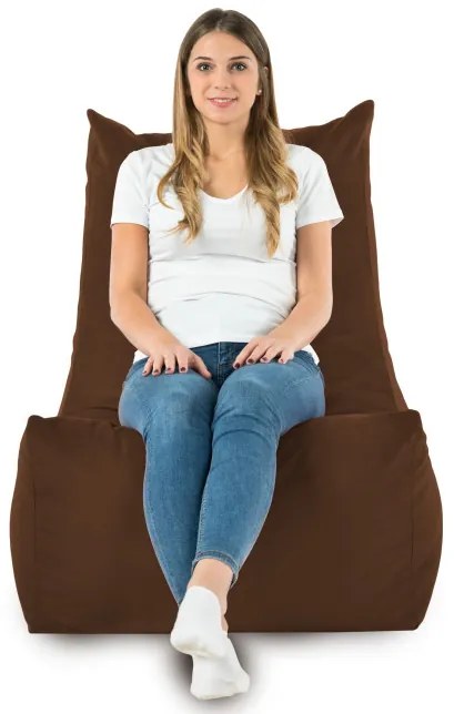 Moderné kreslo DISTINTO hnedá