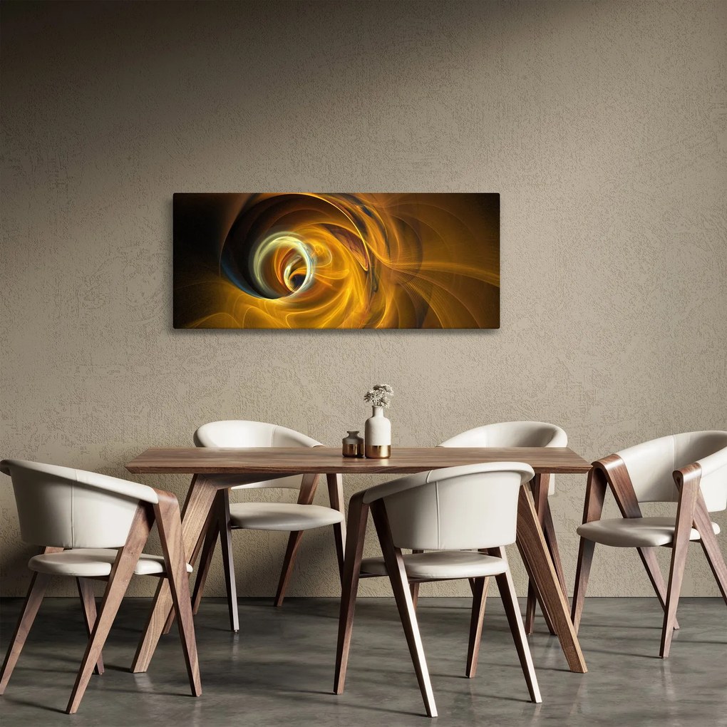 Obraz - Abstrakcia v pohybe (120x50 cm)