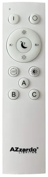 Azzardo AZ5011 - LED Stmievateľný luster na lanku SANTANA LED/80W/230V hnedá + DO