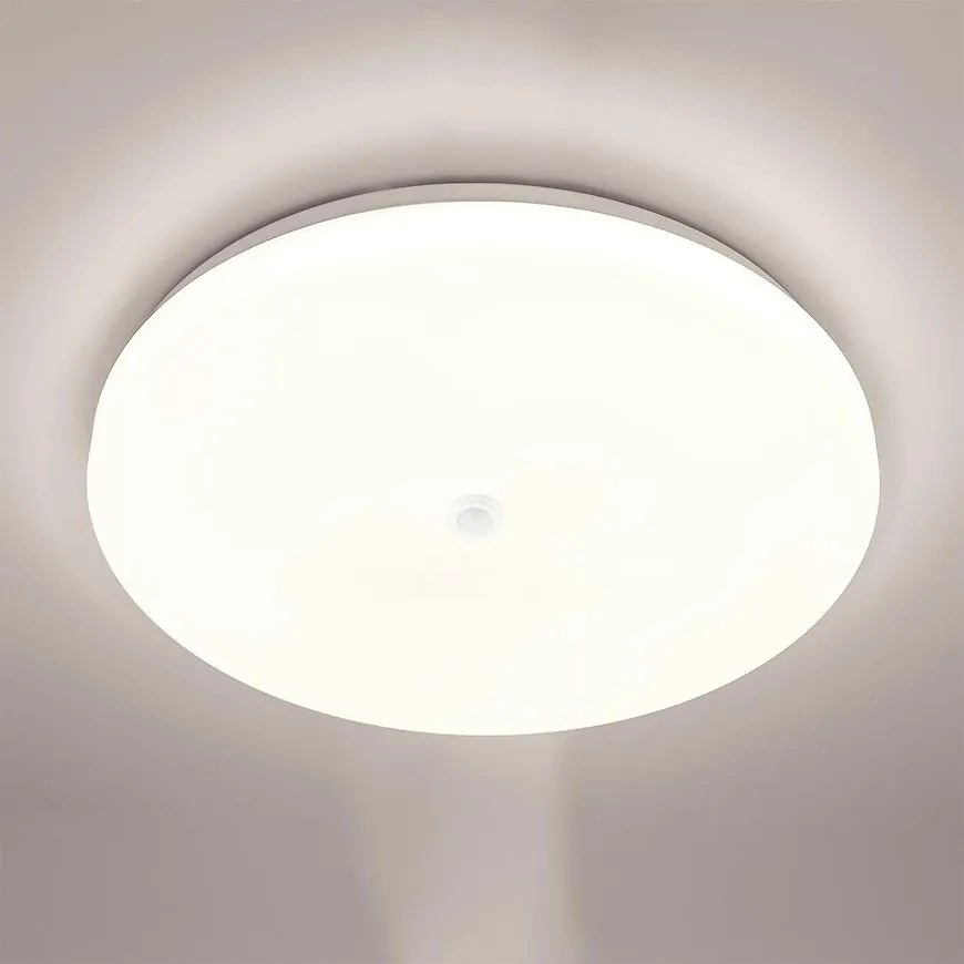Stropné svietidlo Notus 12W LED Sensor IP44 Pl1