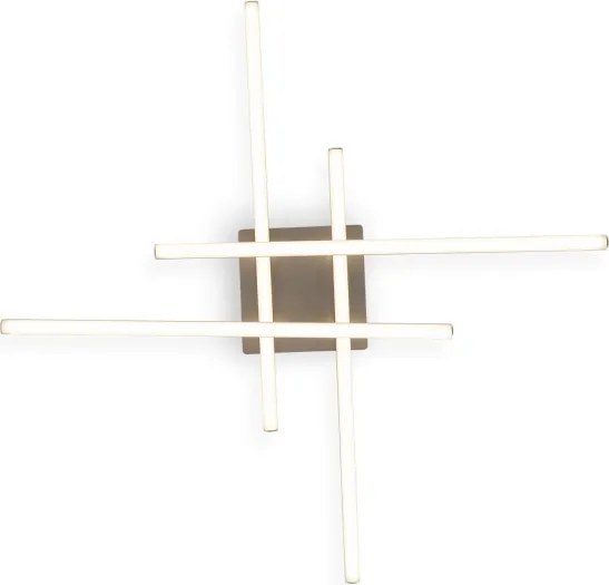 Brilagi - LED stropné svietidlo STRIPES LED/37W/230V strieborné