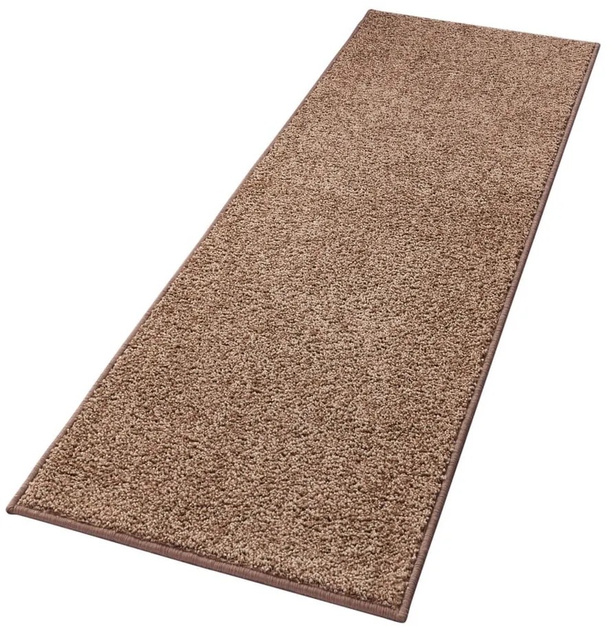 Hnedý behúň Hanse Home Pure, 80 x 300 cm
