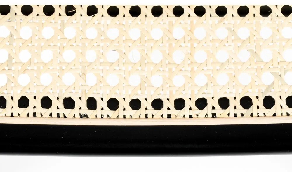 Čierne ratanové jedálenské stoličky v súprave 2 ks Jort - Zuiver