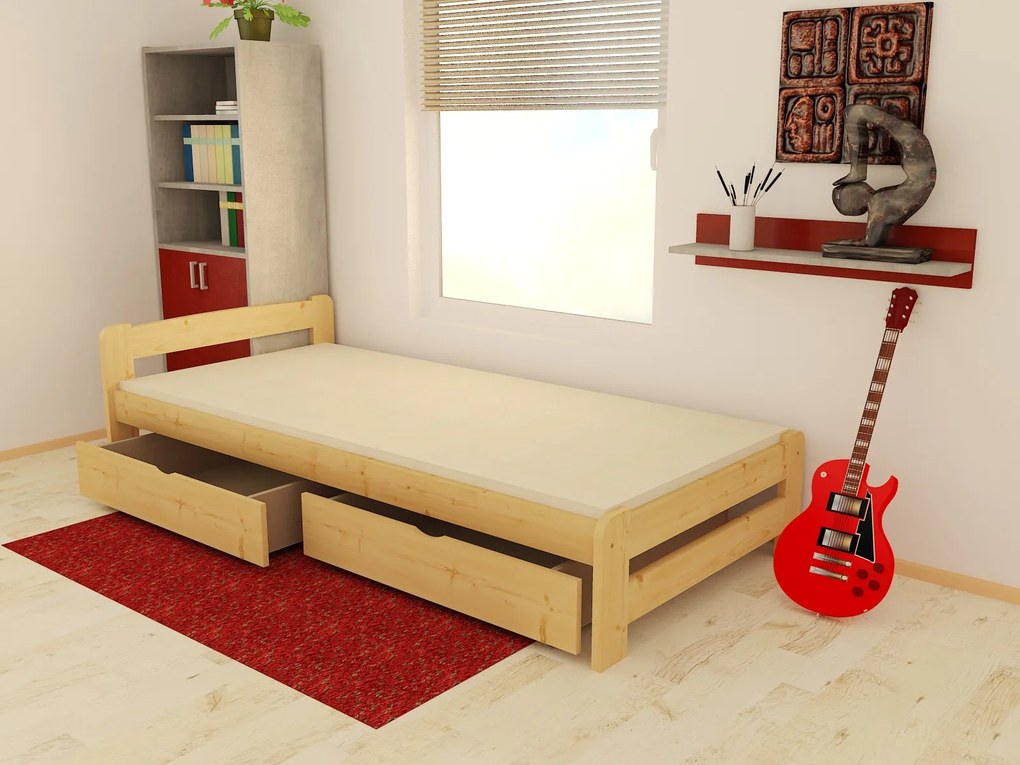 Posteľ z masívu 200x100 cm - MK9B