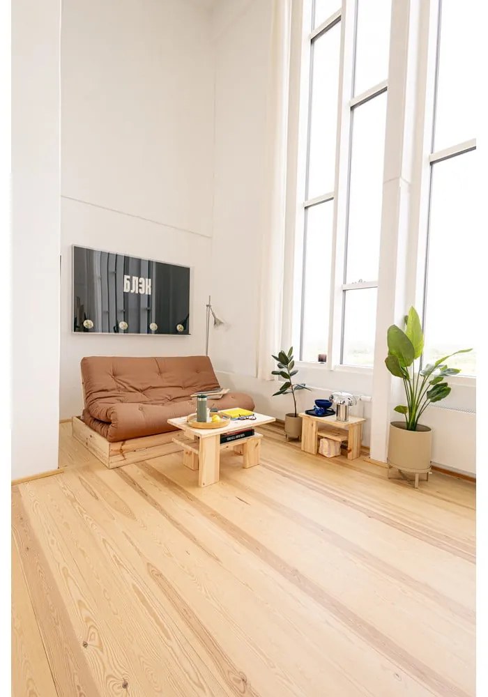 Vínovočervená rozkladacia pohovka 145 cm Flip – Karup Design