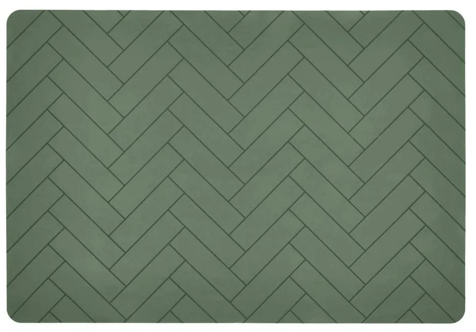 Zelené silikónové prestieranie Södahl Tiles, 33 x 48 cm