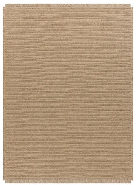 Koberec JUTE 3651 so strapcami, tmavobéžový