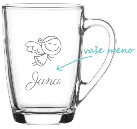 Personalizovaný hrnček s anjelom a menom 300 ml