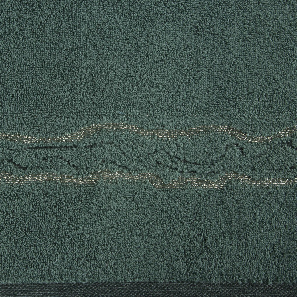 BAVLNENÝ UTERÁK KARIN 70X140 CM TMAVOZELENÁ