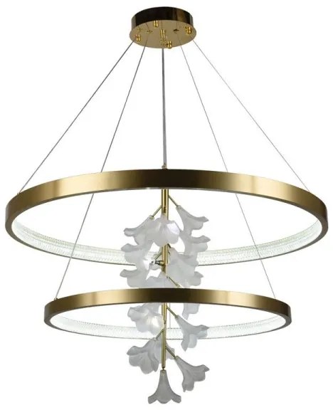 LED Stmievateľný luster na lanku LED/100W/230V 3000-6500K + diaľkové ovládanie