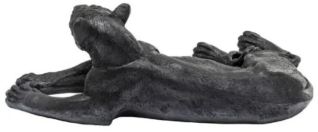 Lion dekorácia čierna 113 cm