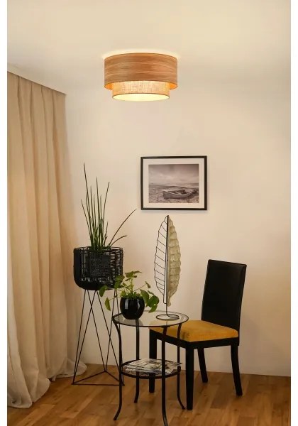 Brilagi - Stropné svietidlo MONTANA BOHO 1xE27/15W/230V pr. 45 cm hnedá