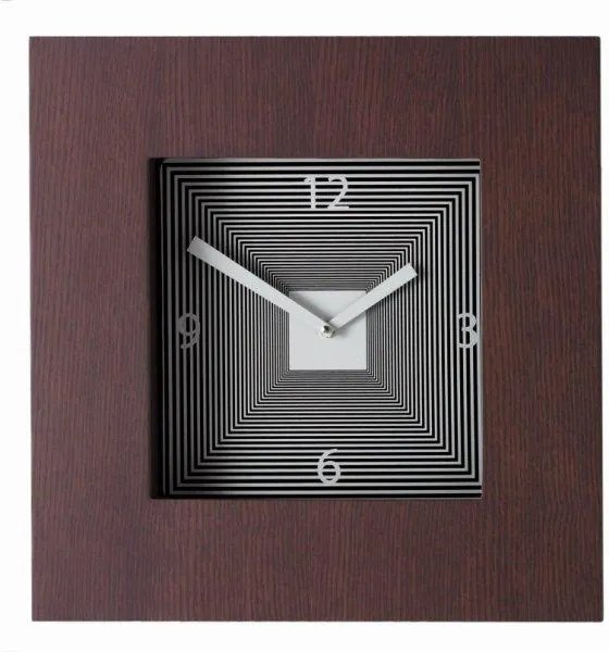 Designové hodiny Diamantini a Domeniconi Target wenge 42cm