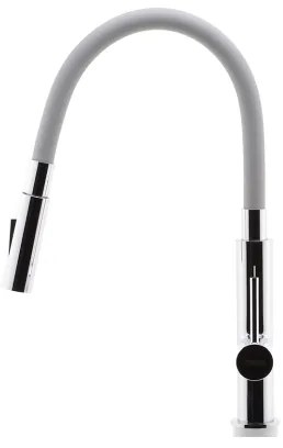 FERRO - Drezová batéria s flexibilným ramienkom lesklý chróm/šedá