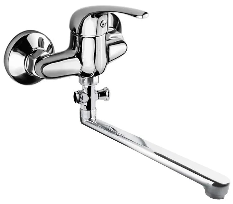 Mereo Mereo, Nástenná batéria do byt. jadra, Lila, s plochým ramienkom 300 mm, bez príslušenstva, MER-CBEE602A04