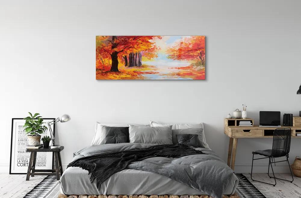 Obraz plexi Jesenné lístie stromu 120x60 cm
