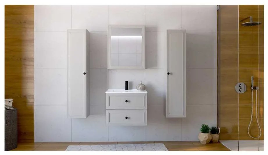 Skrinka pod umývadlo Bondi 60 cm, krémová