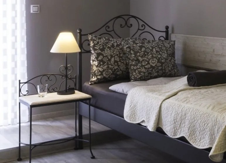 IRON-ART MALAGA kanape - romantická kovová posteľ 140 x 200 cm, kov